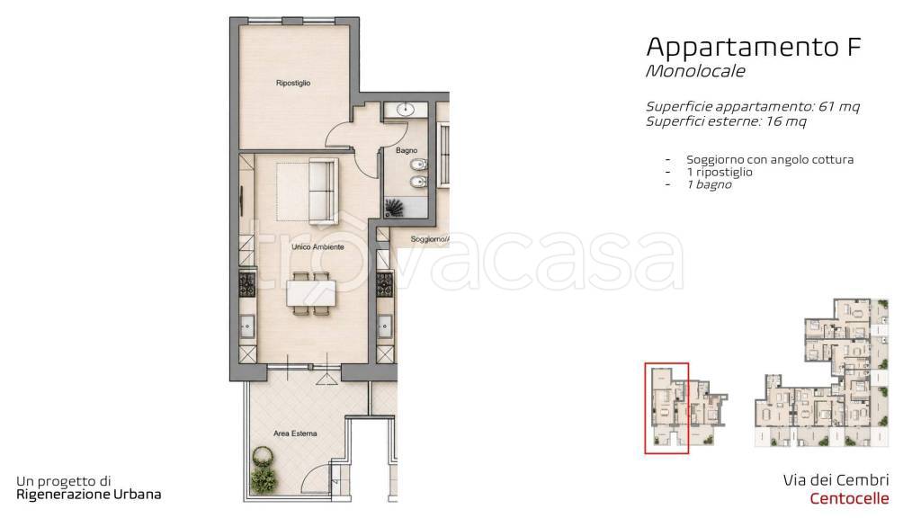 appartamento in vendita a Roma in zona Prenestino-Centocelle