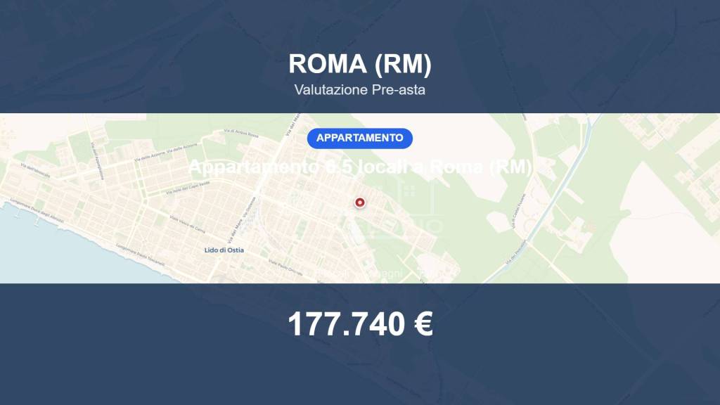 appartamento in vendita a Roma in zona Ostia