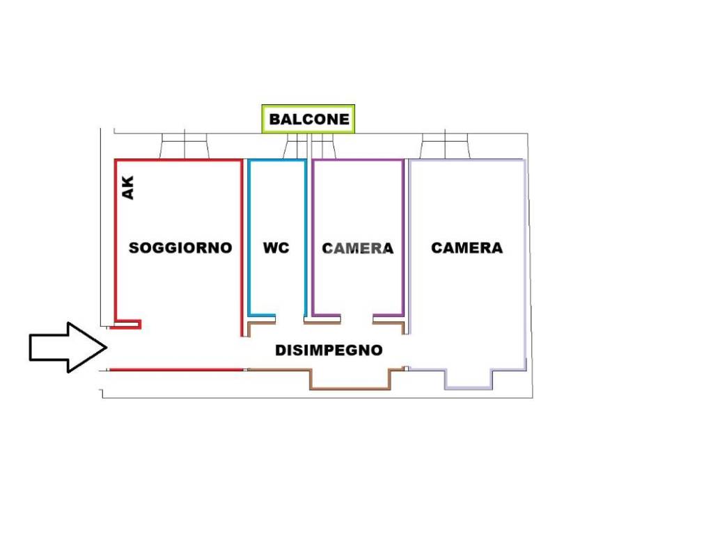 appartamento in vendita a Roma in zona Appio Latino