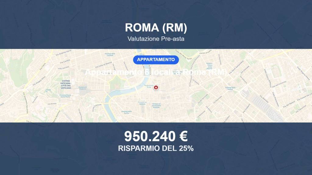 appartamento in vendita a Roma in zona Campo Marzio