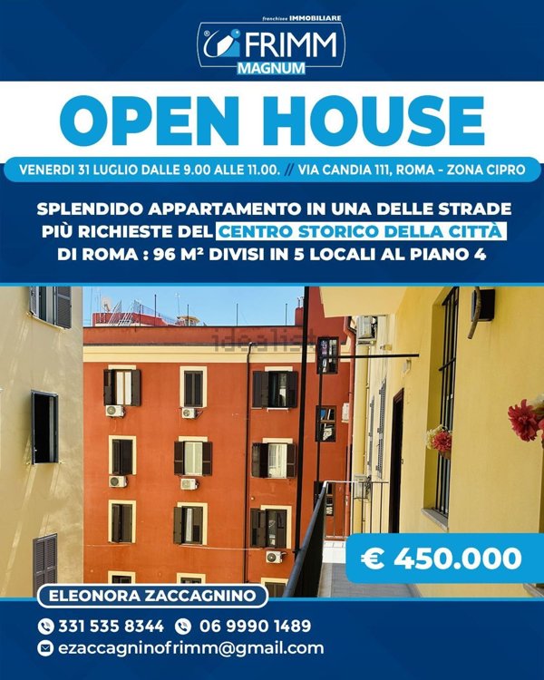appartamento in vendita a Roma in zona Rione Prati