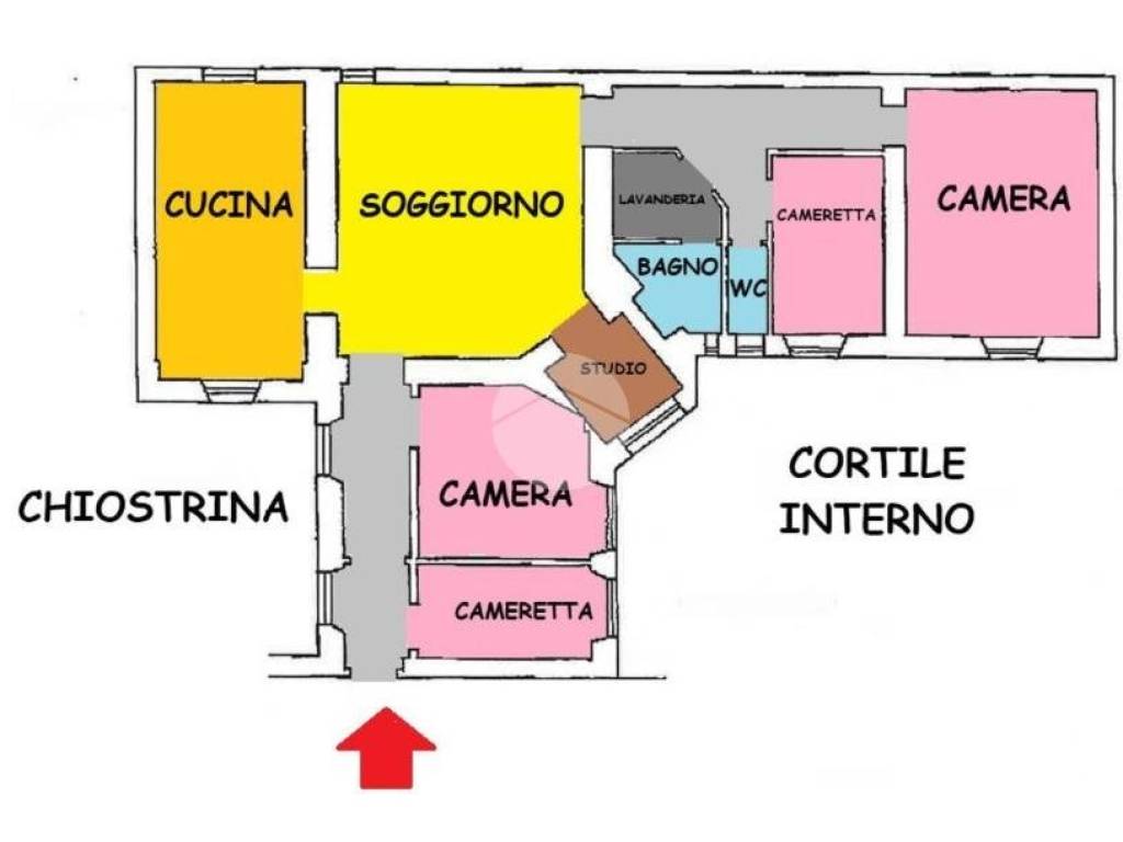 appartamento in vendita a Roma in zona Esquilino