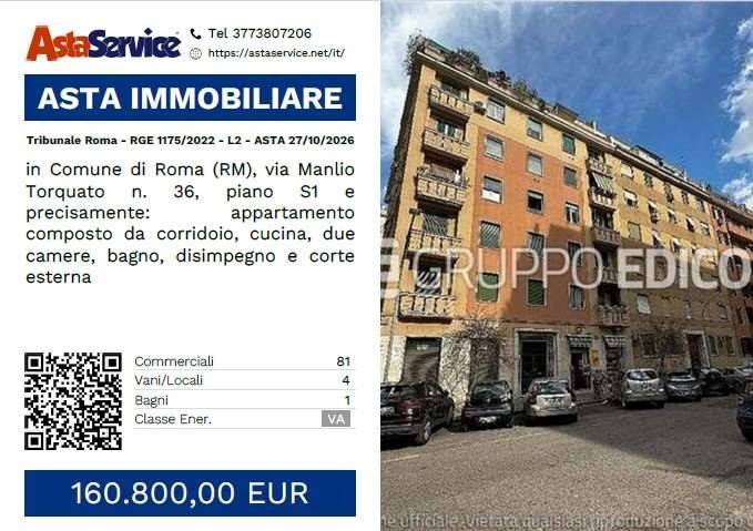appartamento in vendita a Roma in zona Tuscolano