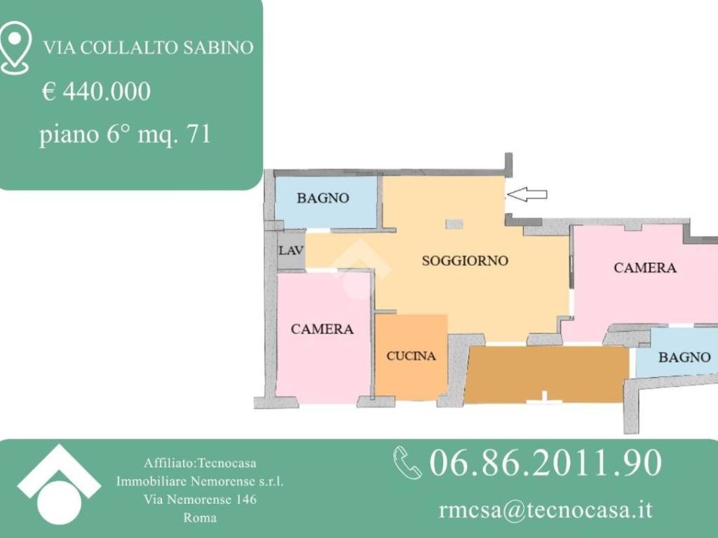 appartamento in vendita a Roma in zona Trieste