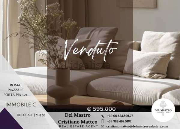 appartamento in vendita a Roma in zona Salario