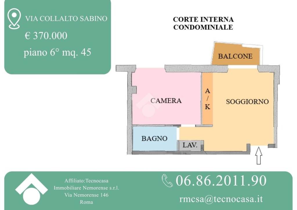 appartamento in vendita a Roma in zona Trieste