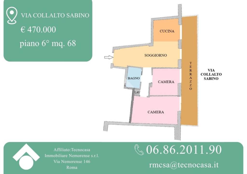 appartamento in vendita a Roma in zona Trieste