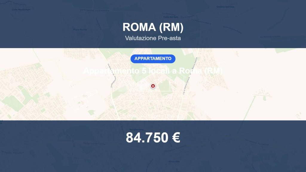 appartamento in vendita a Roma in zona Finocchio