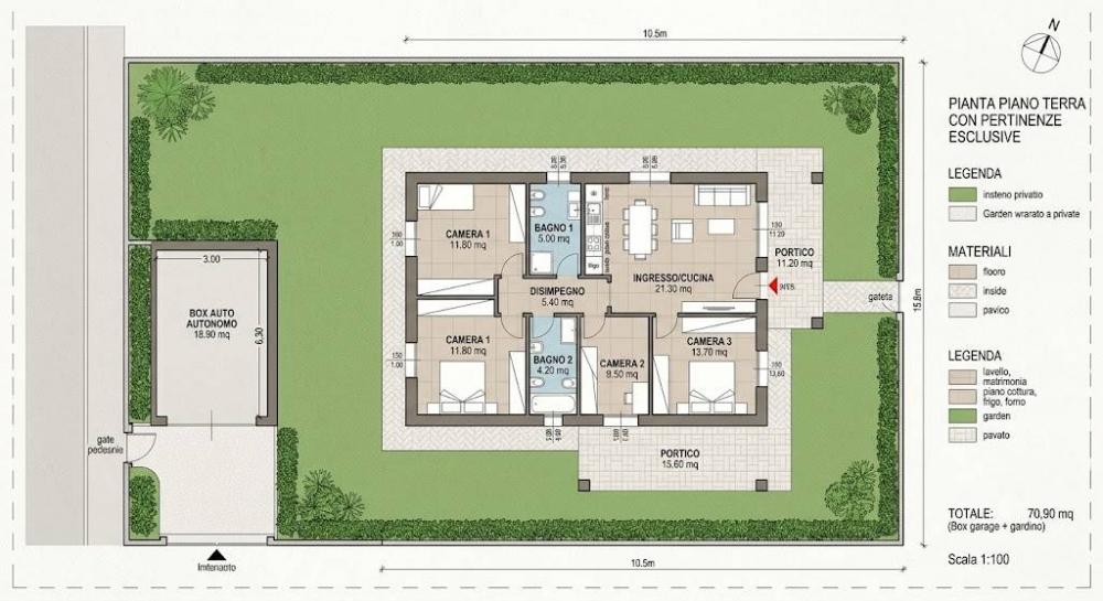appartamento in vendita a Roma in zona Prenestino-Centocelle