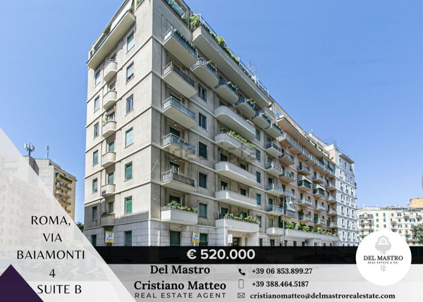 appartamento in vendita a Roma in zona Della Vittoria