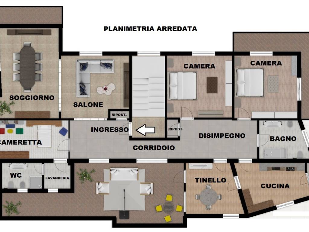 appartamento in vendita a Roma in zona Primavalle