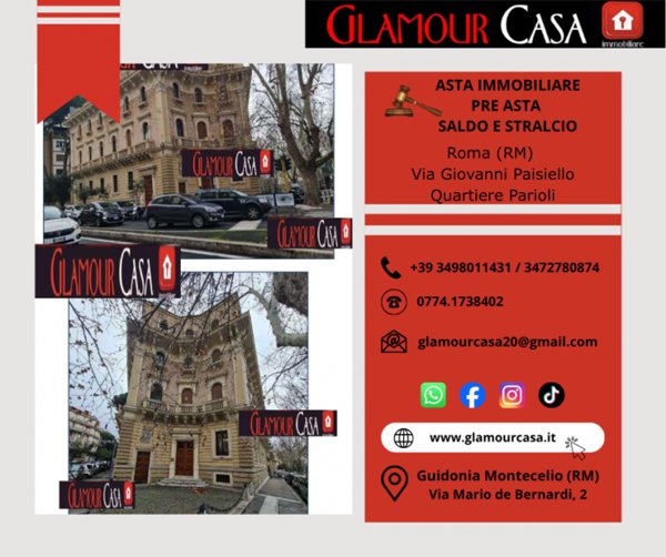 appartamento in vendita a Roma in zona Pinciano