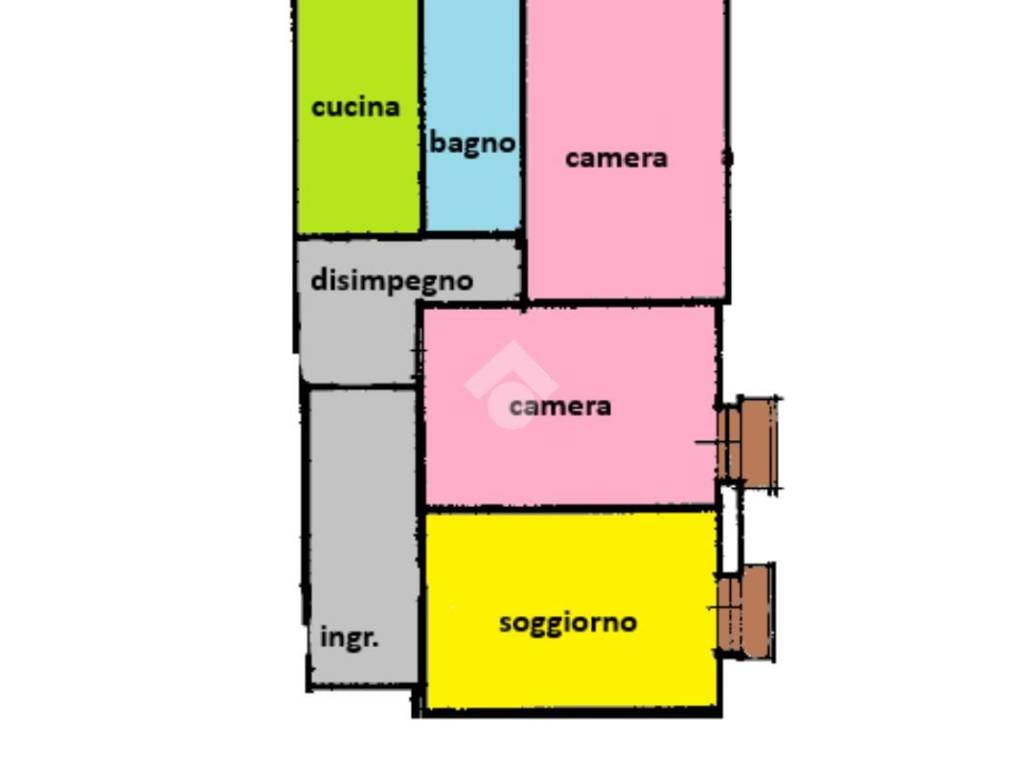 appartamento in vendita a Roma in zona Portuense