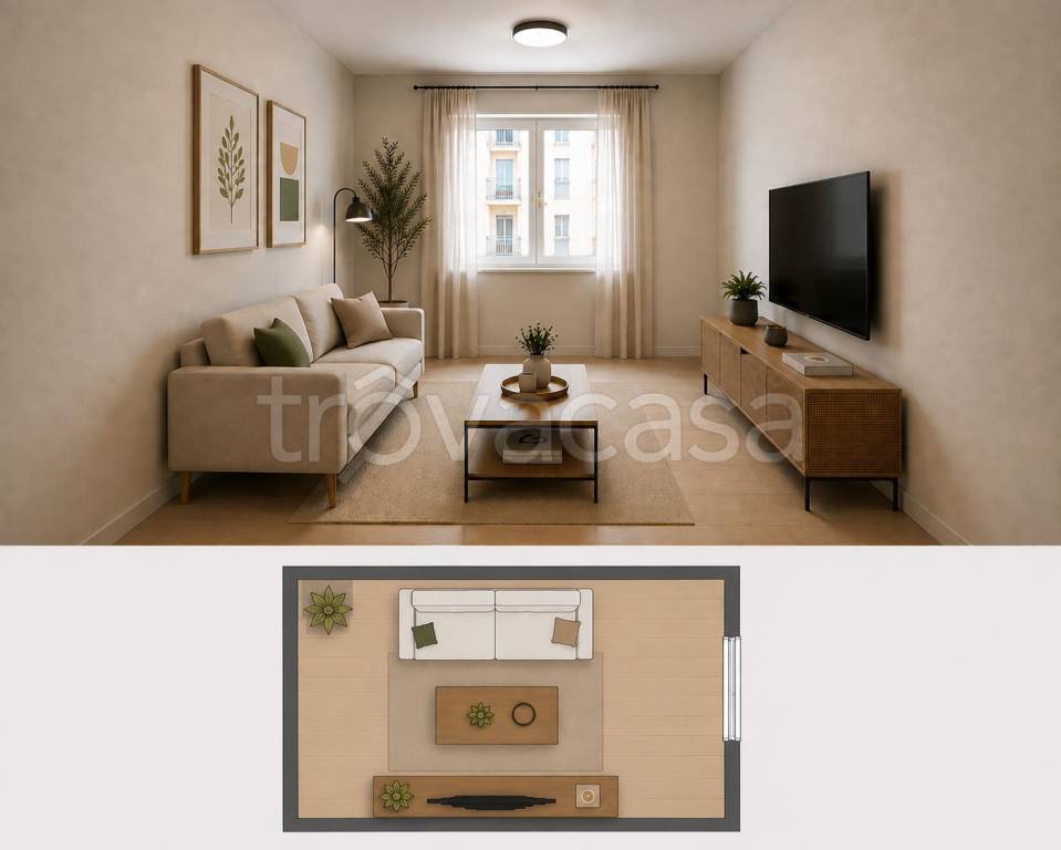 appartamento in vendita a Roma in zona Ostiense