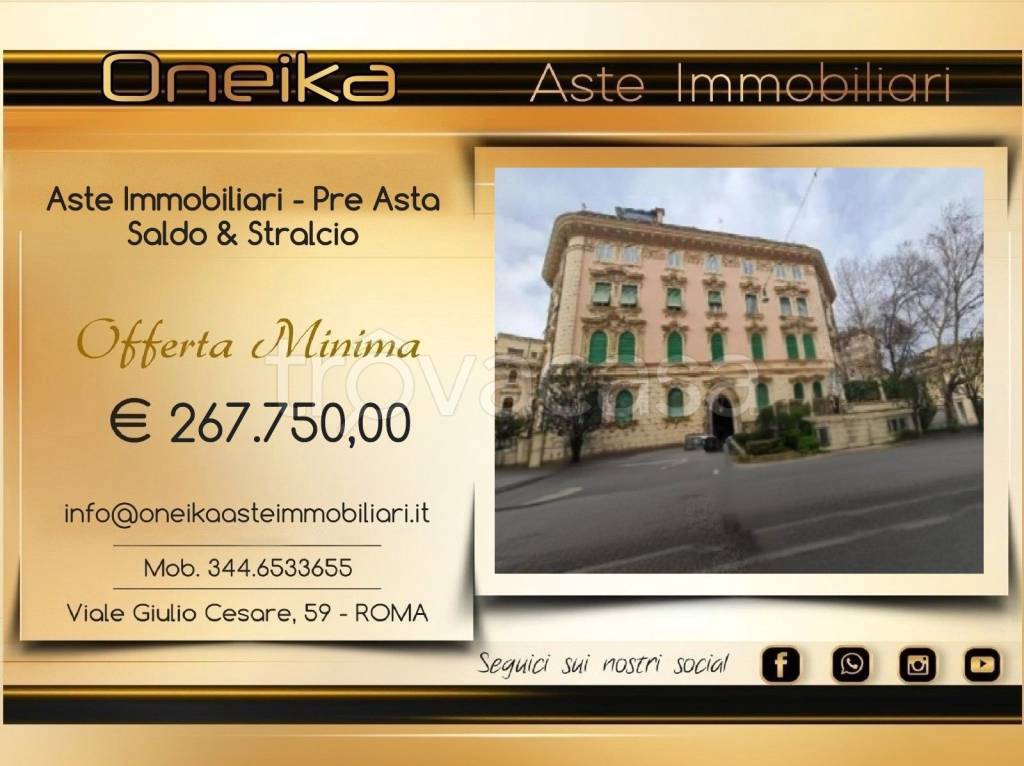 appartamento in vendita a Roma in zona Pinciano