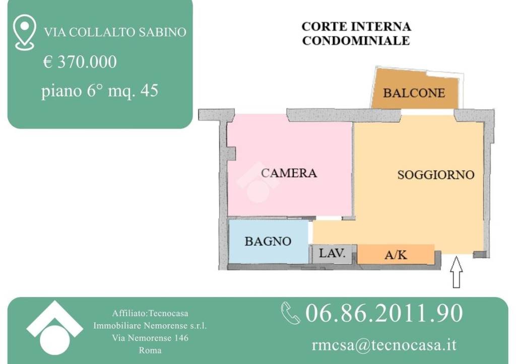 appartamento in vendita a Roma in zona Trieste