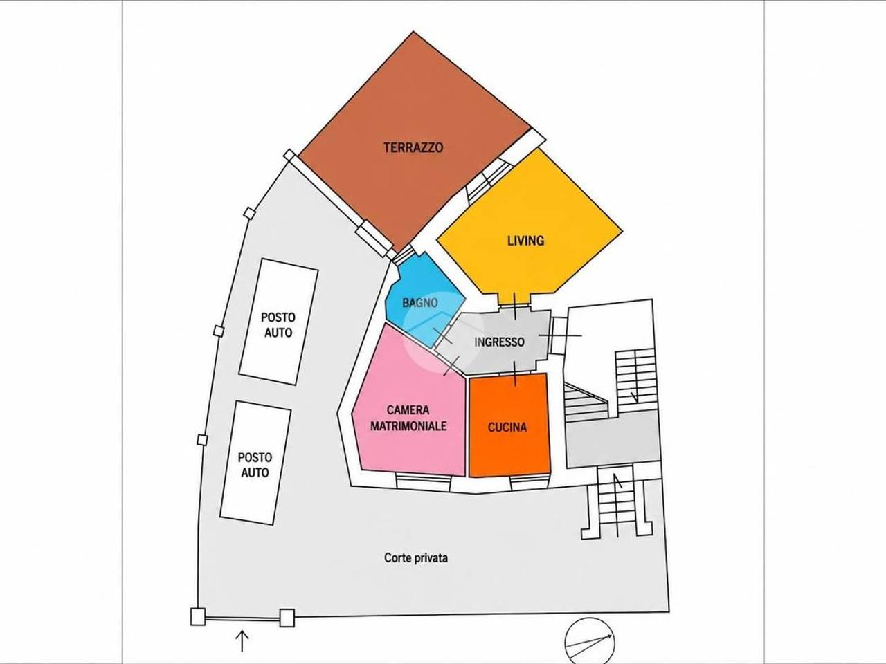 appartamento in vendita a Roma in zona San Saba - Ripa