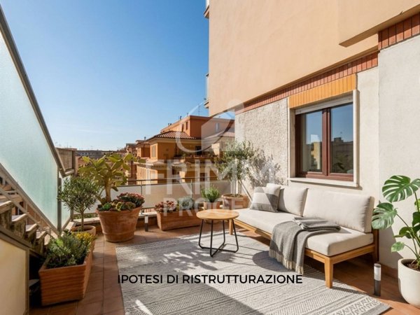 appartamento in vendita a Roma in zona Gianicolense
