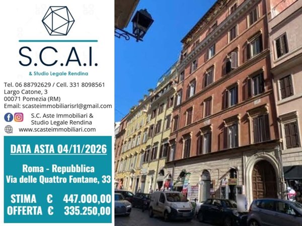 appartamento in vendita a Roma in zona Trevi-Colonna