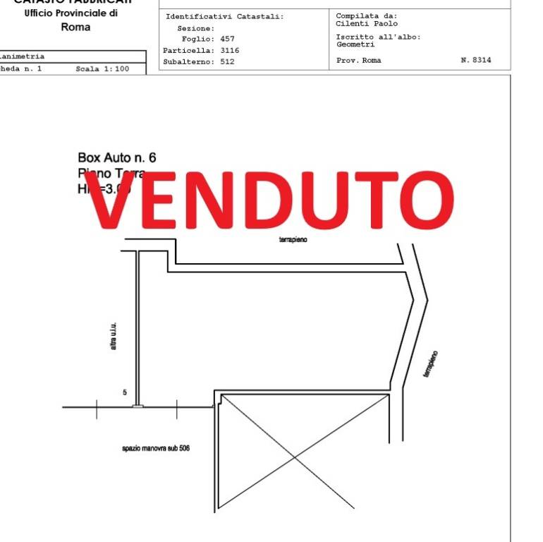box auto in vendita a Roma in zona Gianicolense