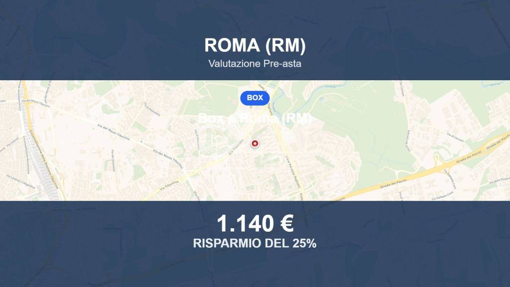 box auto in vendita a Roma in zona Collatino