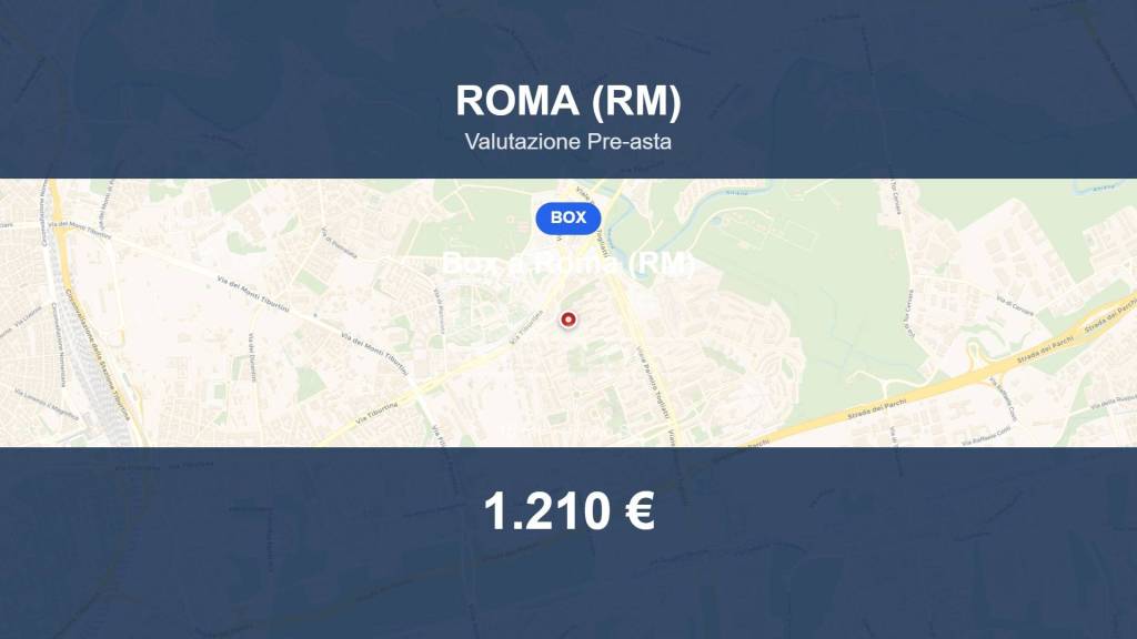 box auto in vendita a Roma in zona Collatino
