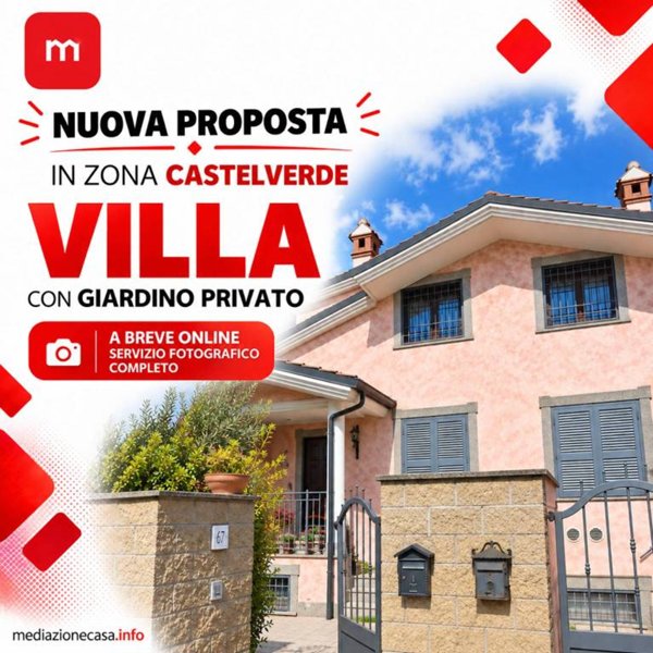 casa indipendente in vendita a Roma in zona Castelverde