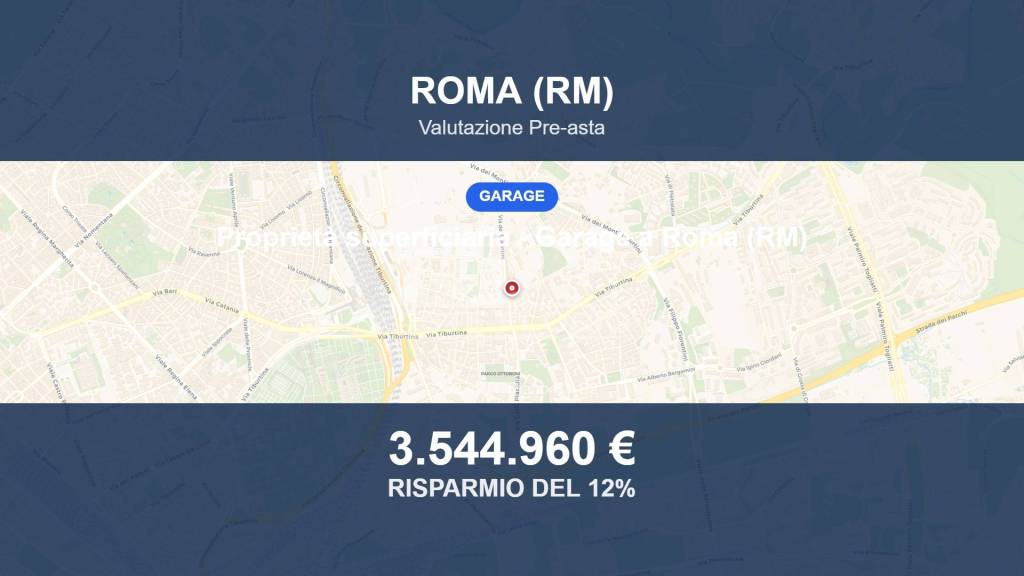 box auto in vendita a Roma in zona Pietralata