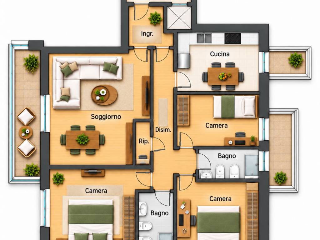 appartamento in vendita a Roma
