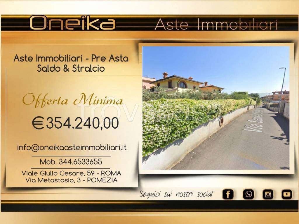 casa indipendente in vendita a Roma in zona Finocchio