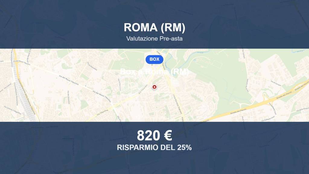 box auto in vendita a Roma in zona Collatino