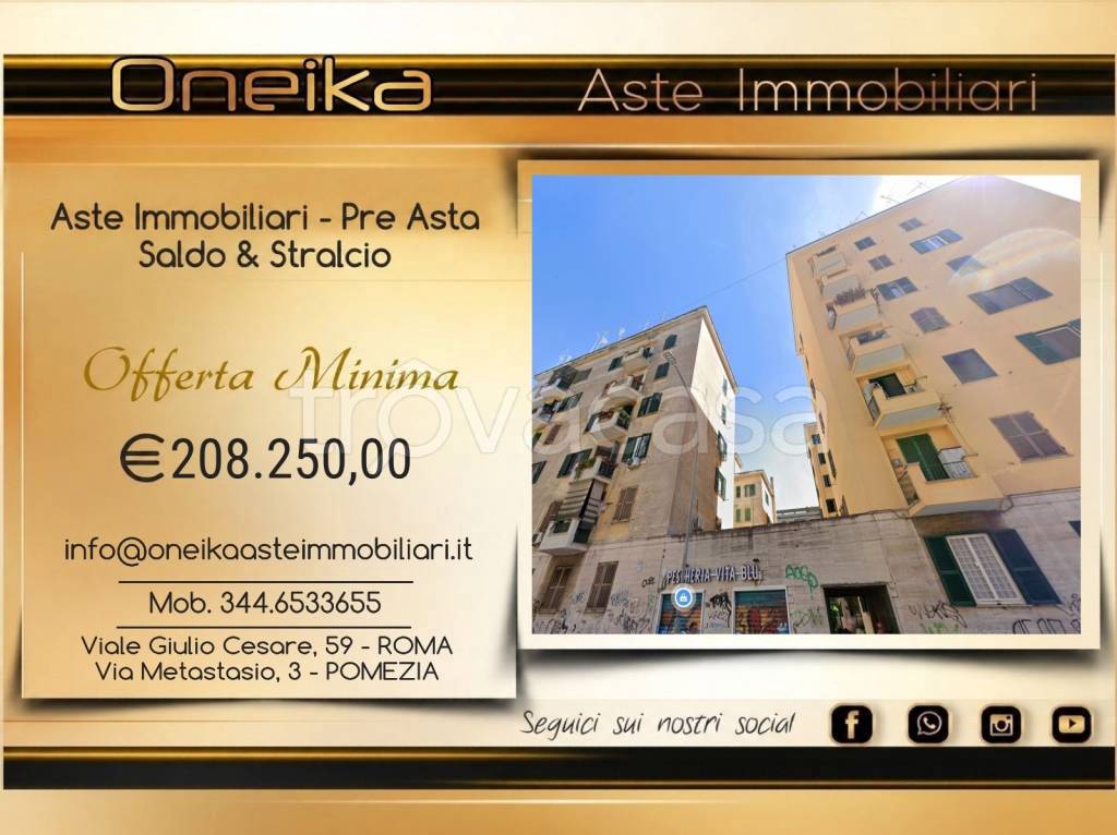 appartamento in vendita a Roma in zona Ostiense