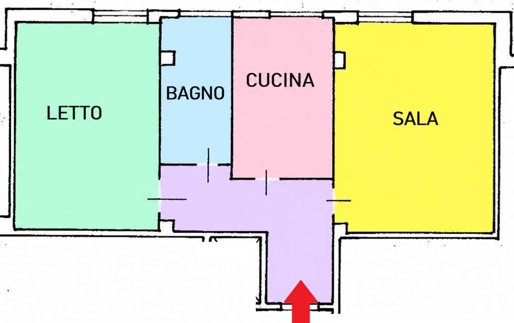 appartamento in vendita a Roma in zona Prenestino-Centocelle