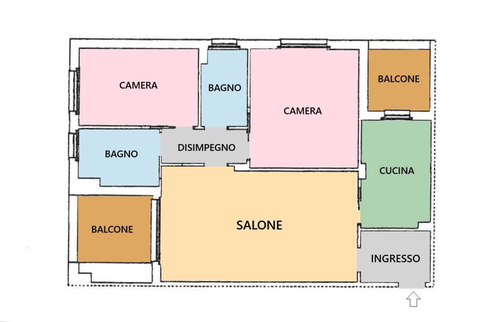 appartamento in vendita a Roma