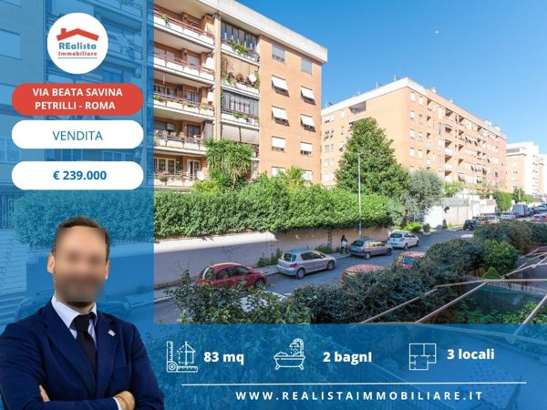 appartamento in vendita a Roma in zona Giuliano Dalmata