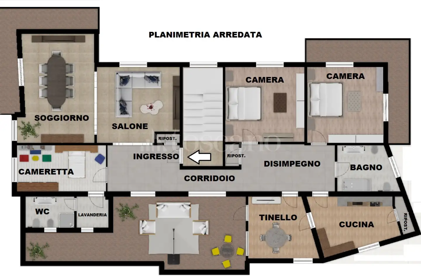 appartamento in vendita a Roma in zona Primavalle