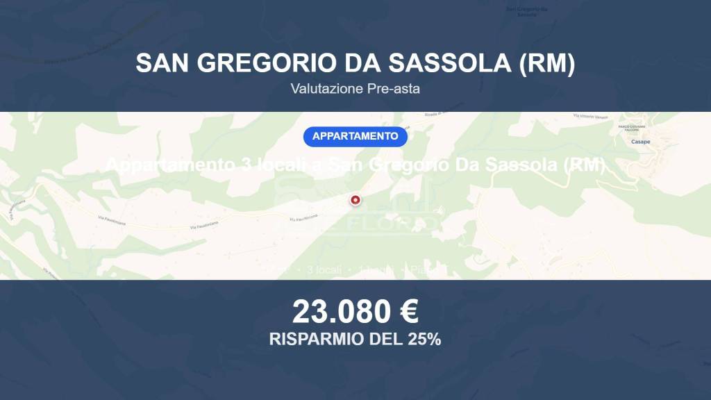 appartamento in vendita a San Gregorio da Sassola
