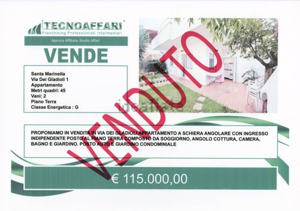 appartamento in vendita a Santa Marinella