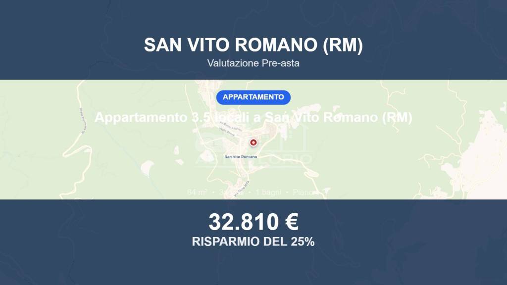 appartamento in vendita a San Vito Romano