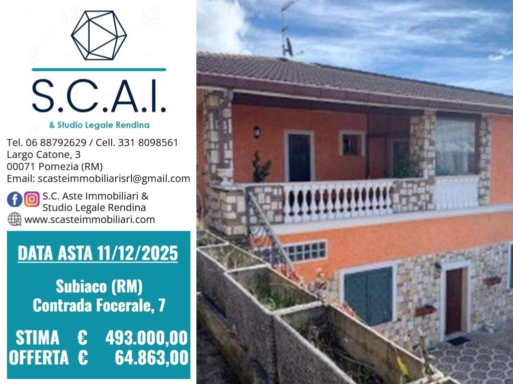 casa indipendente in vendita a Subiaco