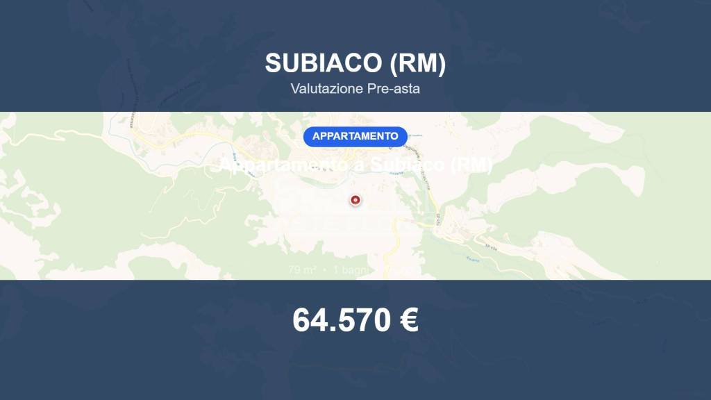 appartamento in vendita a Subiaco