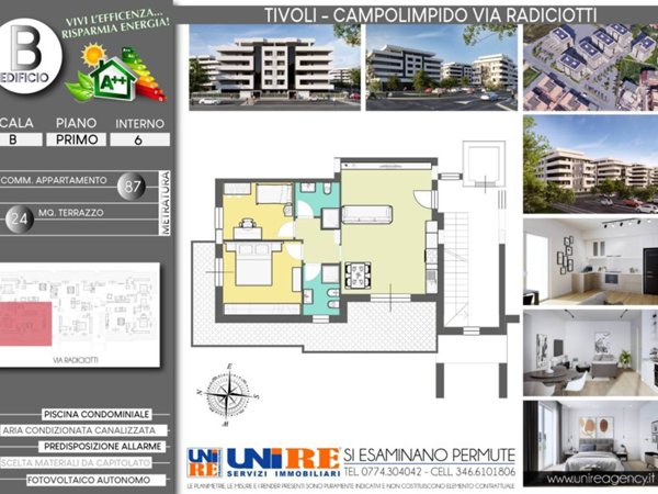 appartamento in vendita a Tivoli in zona Favale