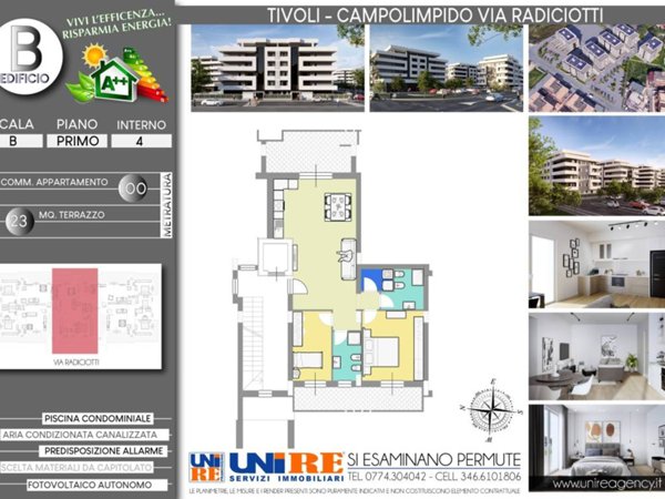 appartamento in vendita a Tivoli in zona Favale
