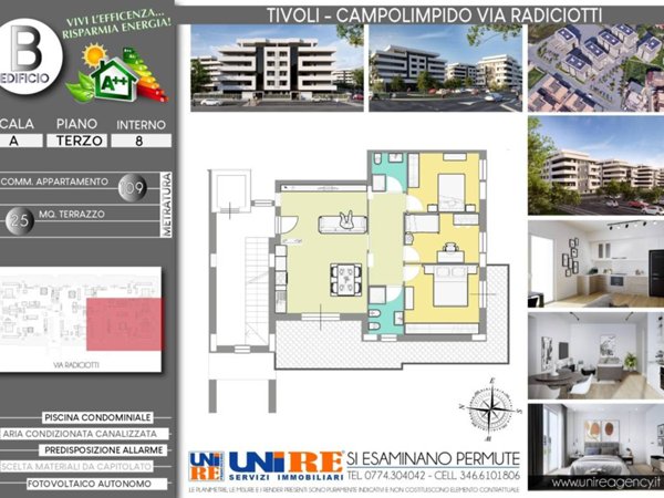 appartamento in vendita a Tivoli in zona Favale