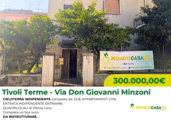 casa indipendente in vendita a Tivoli in zona Terme