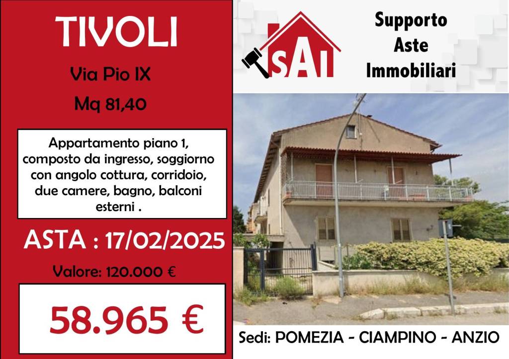 appartamento in vendita a Tivoli