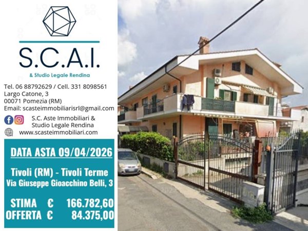 appartamento in vendita a Tivoli in zona Terme