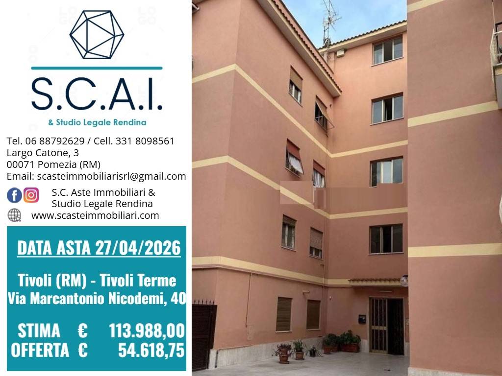 appartamento in vendita a Tivoli in zona Terme