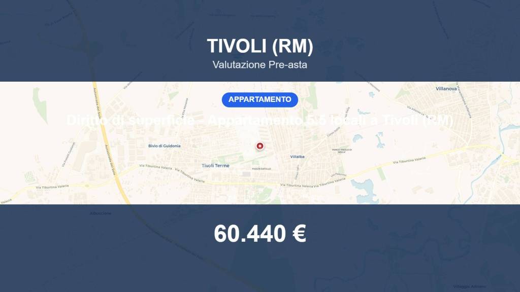 appartamento in vendita a Tivoli