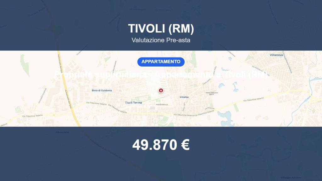 appartamento in vendita a Tivoli